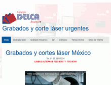 Tablet Screenshot of grabadolasermexico.com